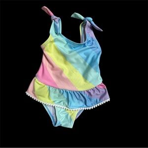 Moki Sea Baby Girl Ruffles Swimsuit UPF 50+